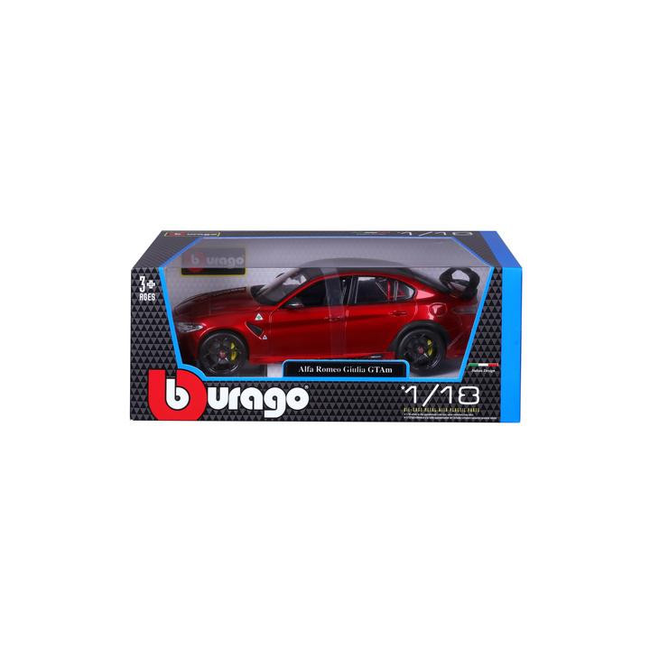 Bburago Alfa Romeo Giulia GTAm 1:18 červená