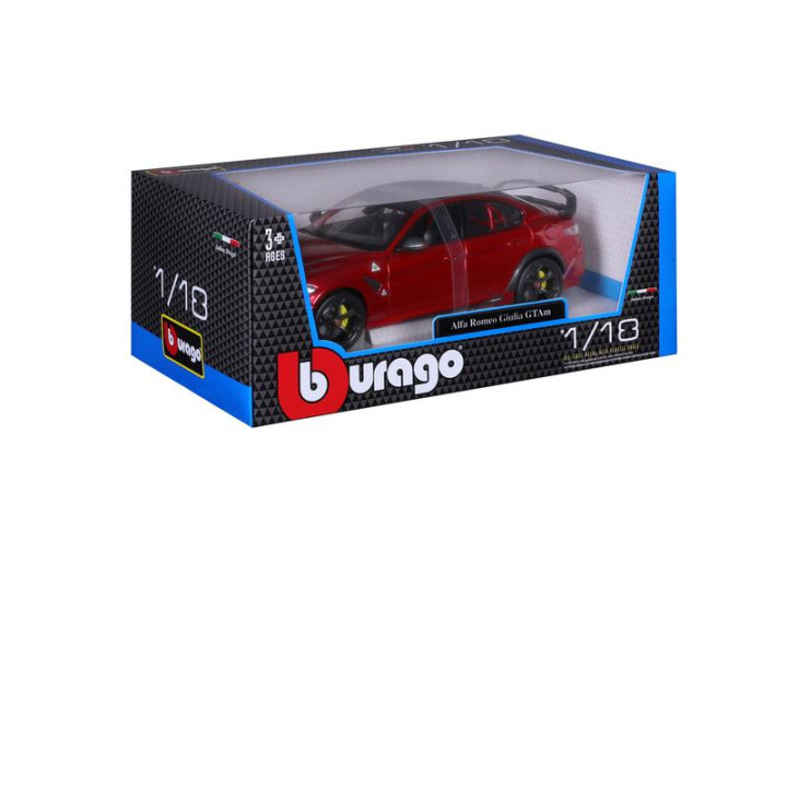 Bburago Alfa Romeo Giulia GTAm 1:18 červená
