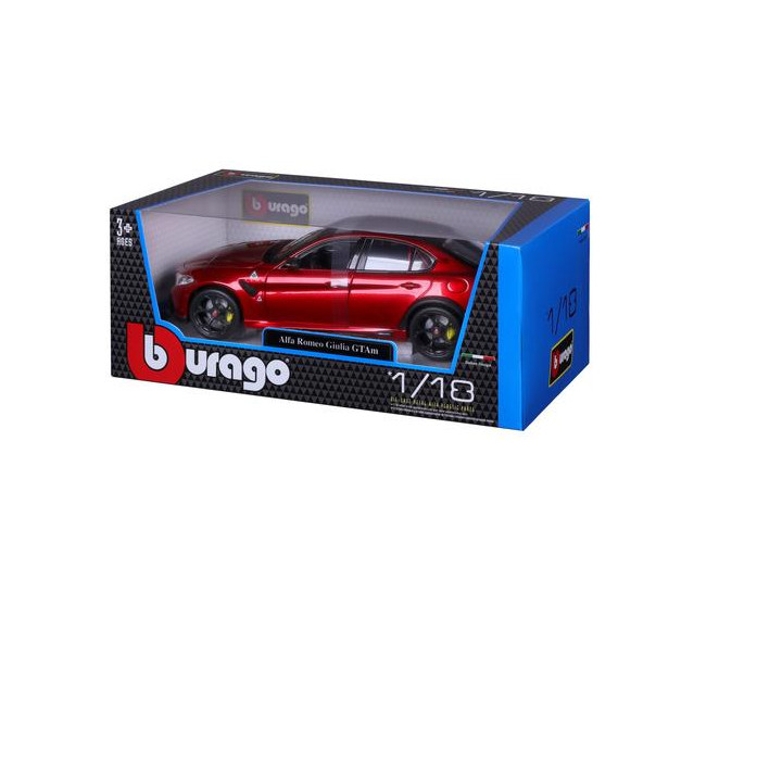 Bburago Alfa Romeo Giulia GTAm 1:18 červená