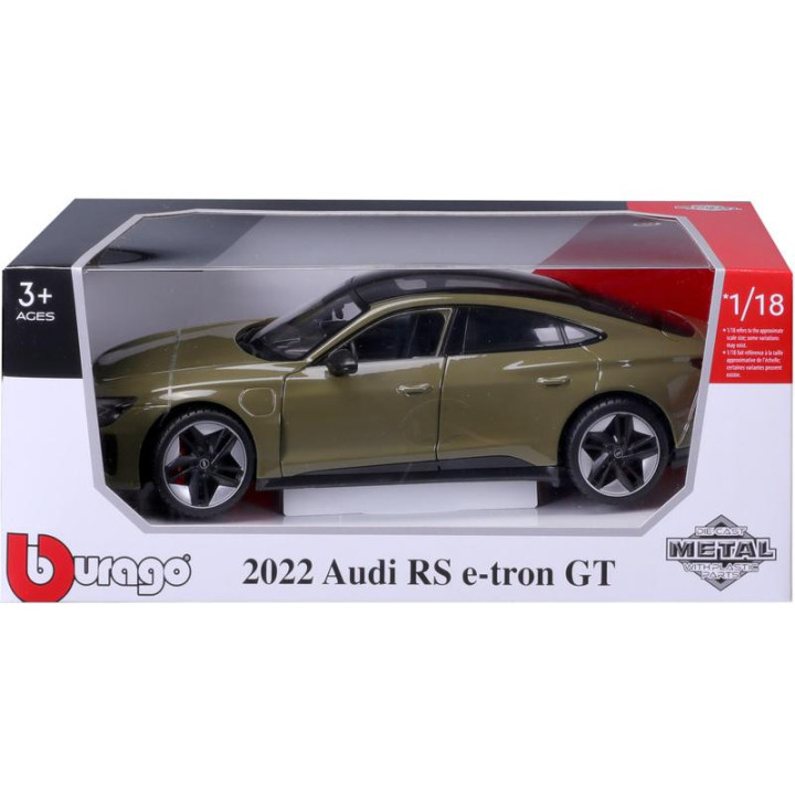 Bburago Audi RS e-tron GT 2022 1:18 olivově zelená
