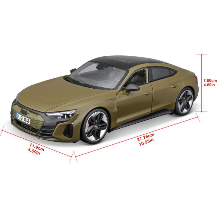 Bburago Audi RS e-tron GT 2022 1:18 olivově zelená