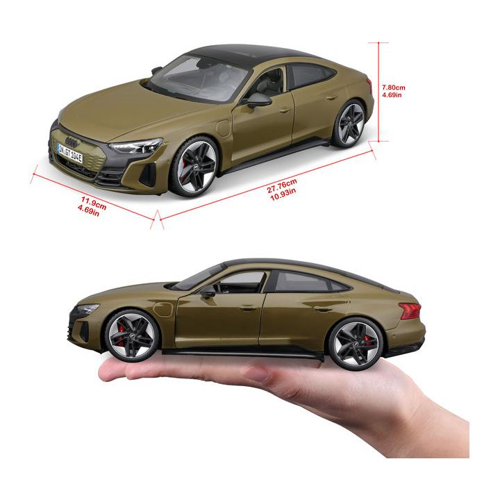 Bburago Audi RS e-tron GT 2022 1:18 olivově zelená