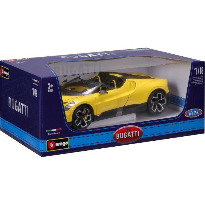 Bburago Bugatti Mistral 1:18 žlutá