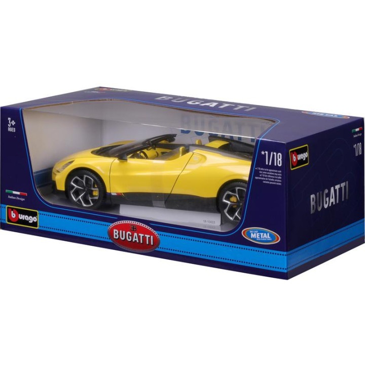 Bburago Bugatti Mistral 1:18 žlutá
