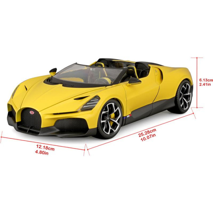 Bburago Bugatti Mistral 1:18 žlutá