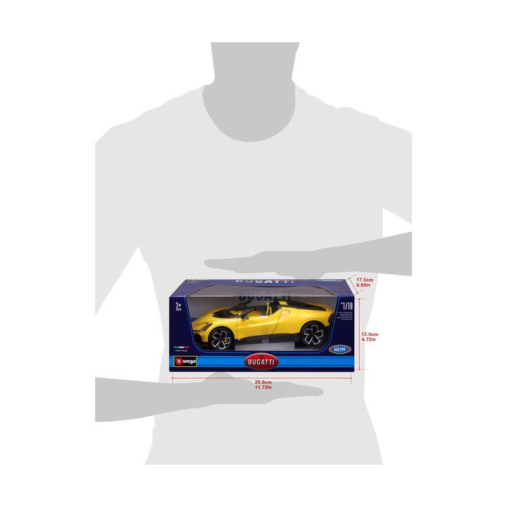 Bburago Bugatti Mistral 1:18 žlutá