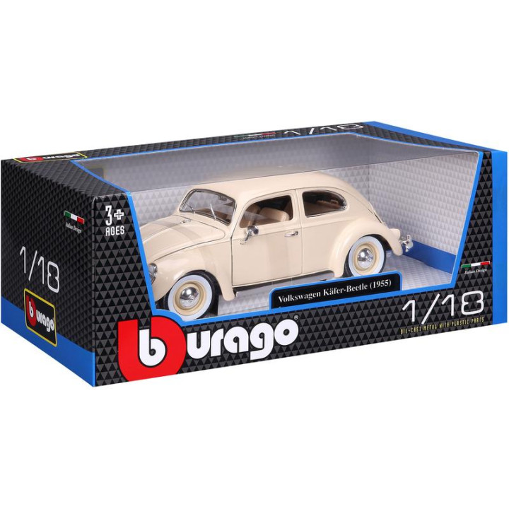 Bburago Volkswagen Kafer Beetle 1955 1:18 béžová