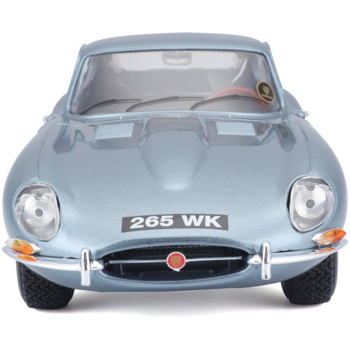Bburago Jaguar E-type Coupe 1:18 světle modrá metalíza