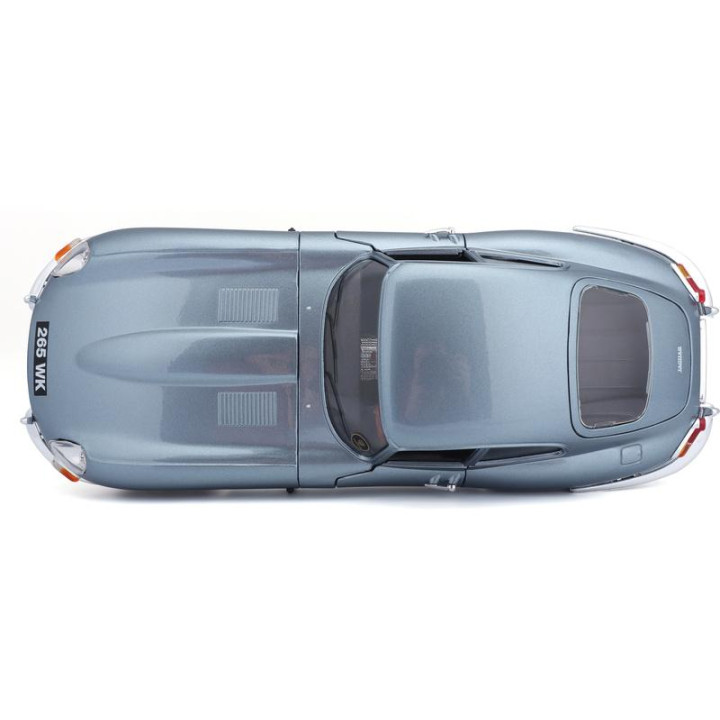 Bburago Jaguar E-type Coupe 1:18 světle modrá metalíza