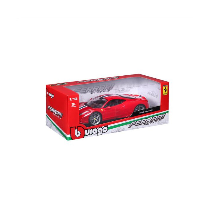 Bburago Ferrari 458 Speciale 1:18 červená
