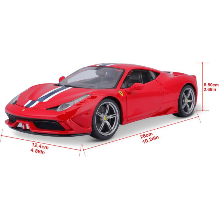 Bburago Ferrari 458 Speciale 1:18 červená