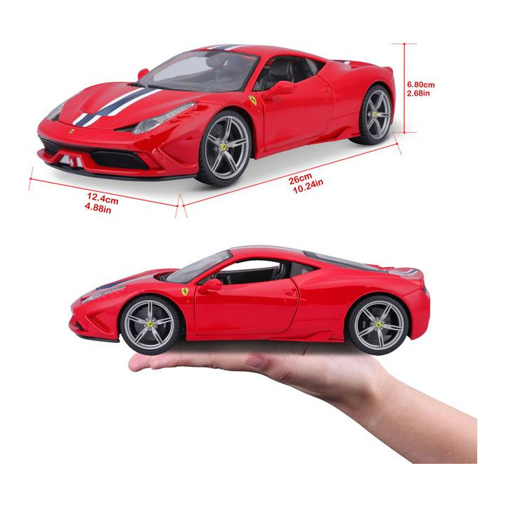 Bburago Ferrari 458 Speciale 1:18 červená