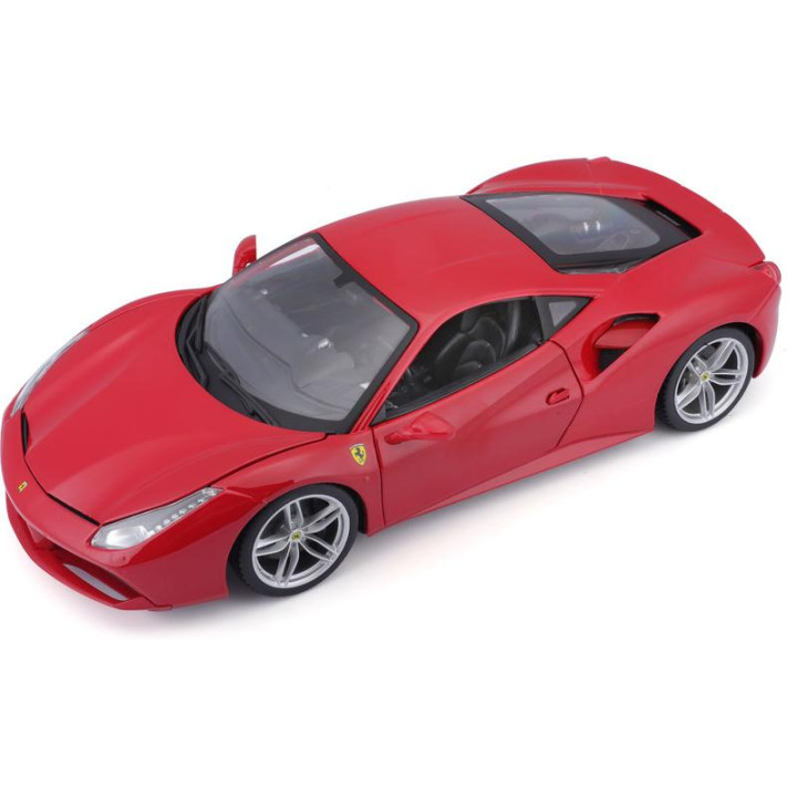 Bburago Ferrari 488 GTB 1:18 červená