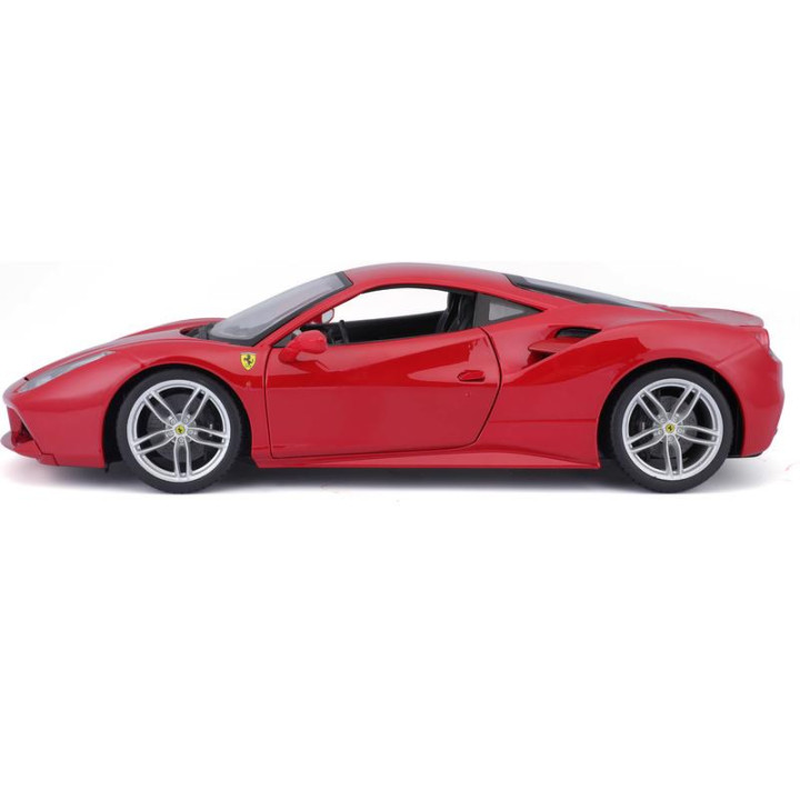 Bburago Ferrari 488 GTB 1:18 červená