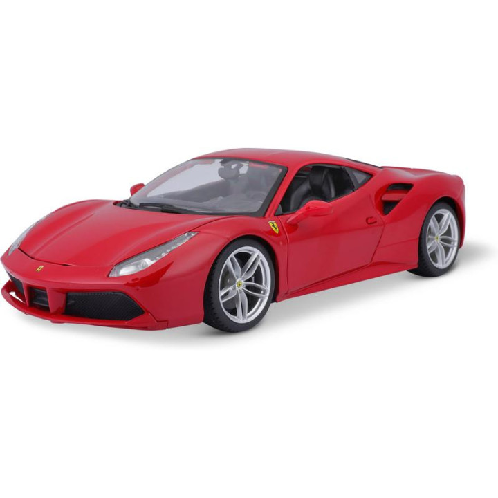 Bburago Ferrari 488 GTB 1:18 červená