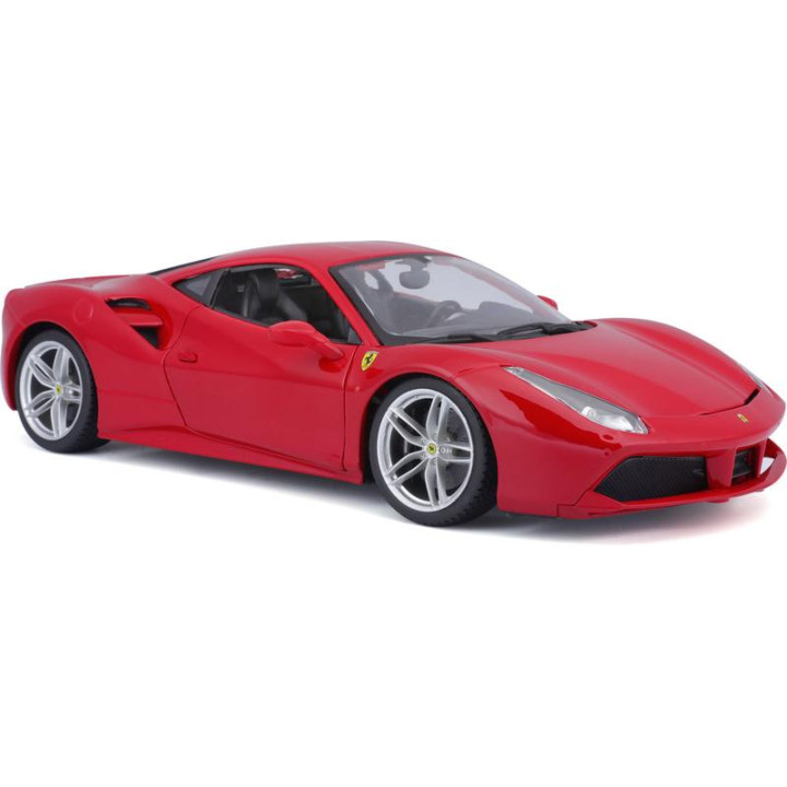 Bburago Ferrari 488 GTB 1:18 červená