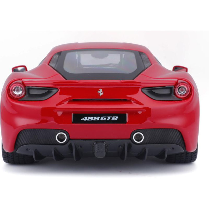Bburago Ferrari 488 GTB 1:18 červená