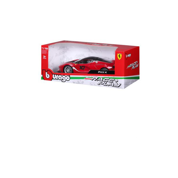 Bburago Ferrari FXX K 1:18 červená metalíza