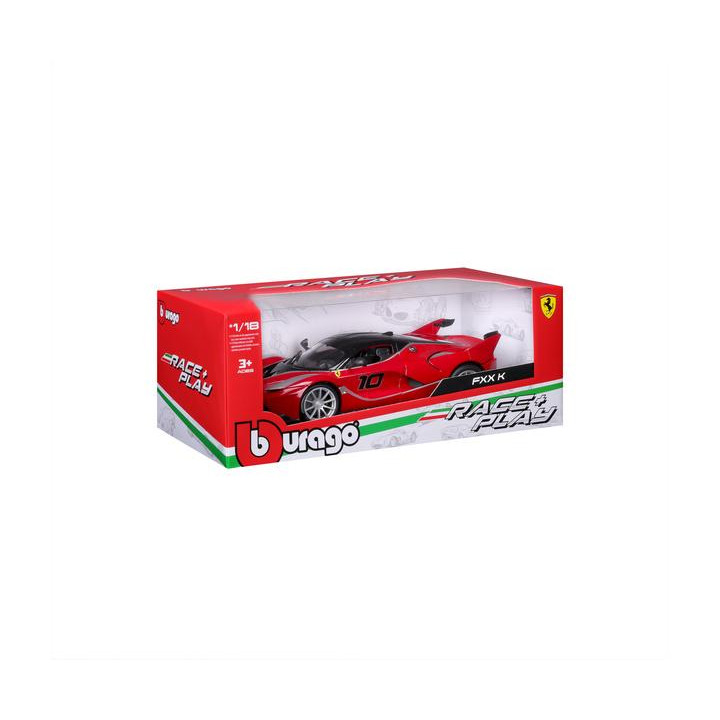 Bburago Ferrari FXX K 1:18 červená metalíza