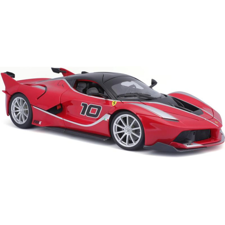 Bburago Ferrari FXX K 1:18 červená metalíza