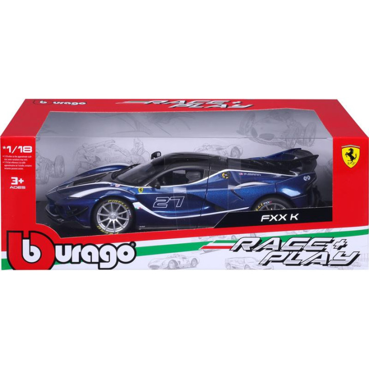 Bburago Ferrari FXX-K EVO 1:18 #27 modrá