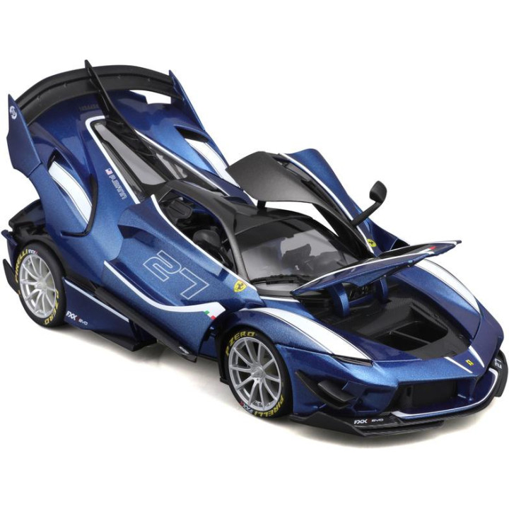 Bburago Ferrari FXX-K EVO 1:18 #27 modrá