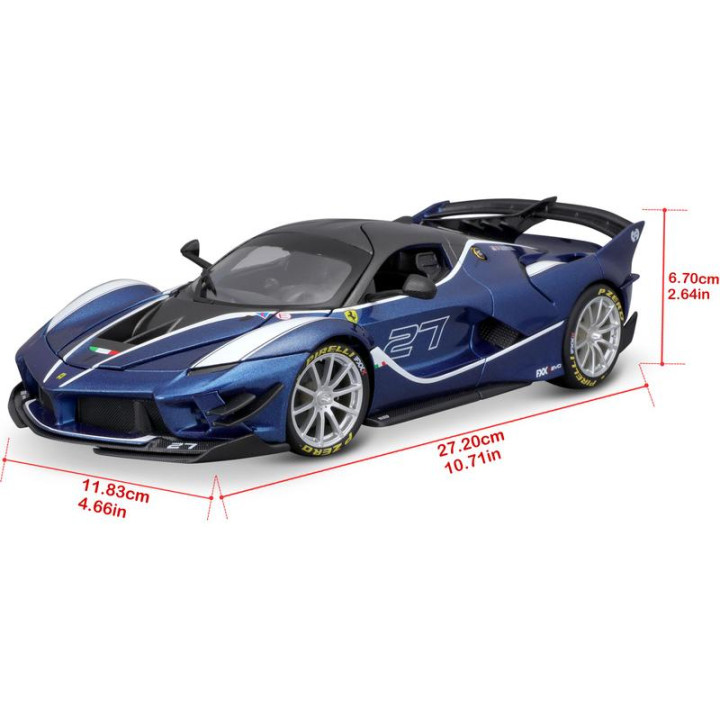 Bburago Ferrari FXX-K EVO 1:18 #27 modrá