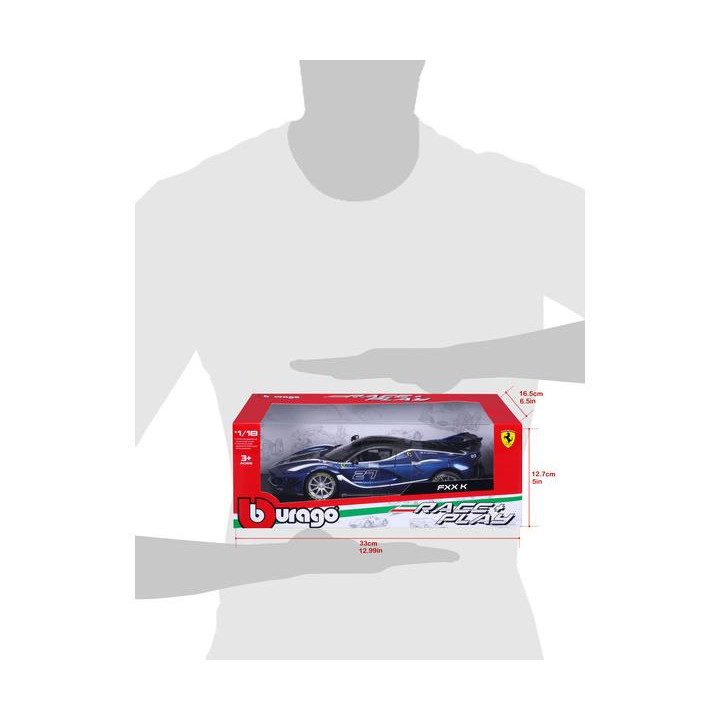 Bburago Ferrari FXX-K EVO 1:18 #27 modrá