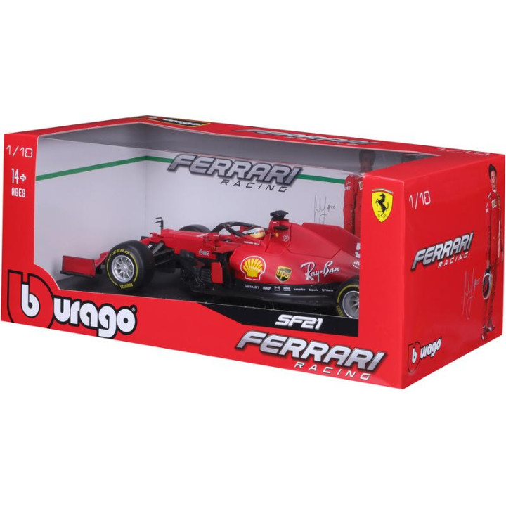 Bburago Ferrari SF21 1:18 #55 Carlos Sainz
