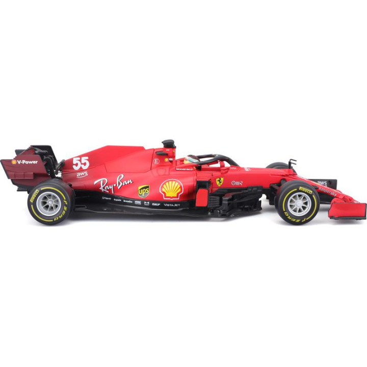 Bburago Ferrari SF21 1:18 #55 Carlos Sainz