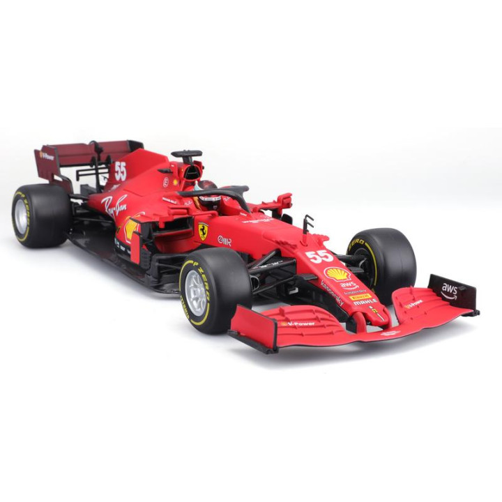 Bburago Ferrari SF21 1:18 #55 Carlos Sainz