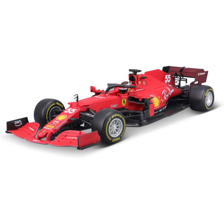 Bburago Ferrari SF21 1:18 #55 Carlos Sainz
