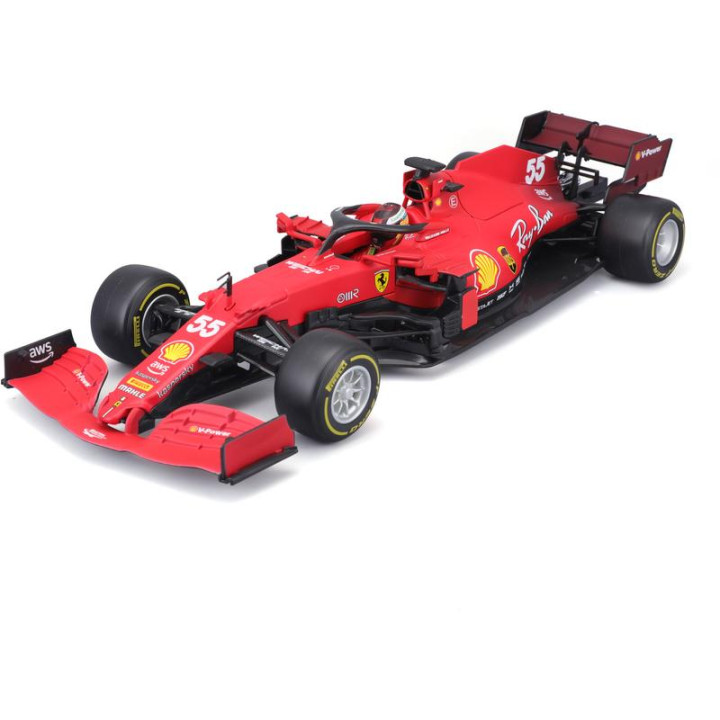 Bburago Ferrari SF21 1:18 #55 Carlos Sainz