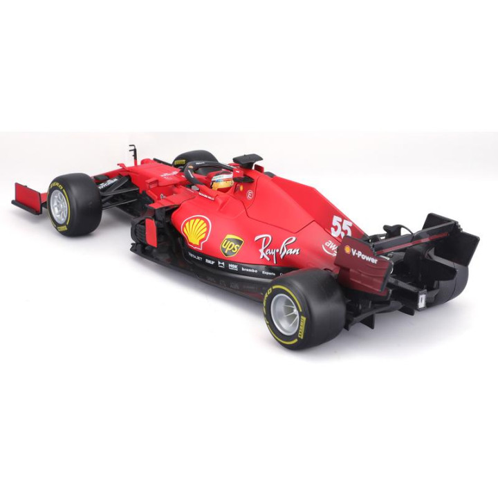 Bburago Ferrari SF21 1:18 #55 Carlos Sainz