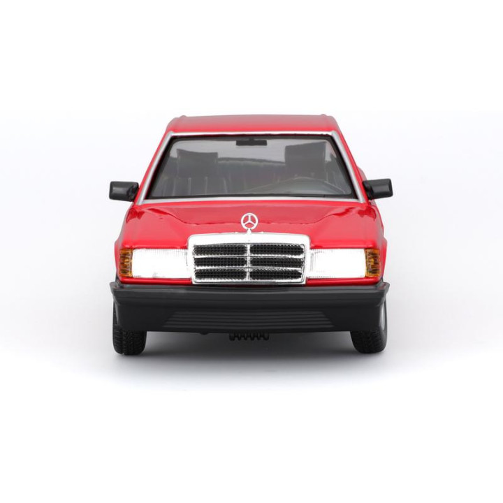 Bburago Mercedes-Benz 190E 1987 1:24 červená