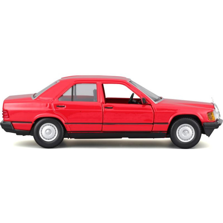 Bburago Mercedes-Benz 190E 1987 1:24 červená