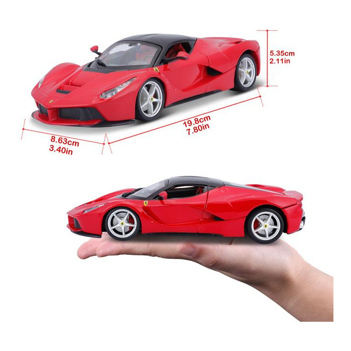 Bburago Ferrari LaFerrari 1:24 červená