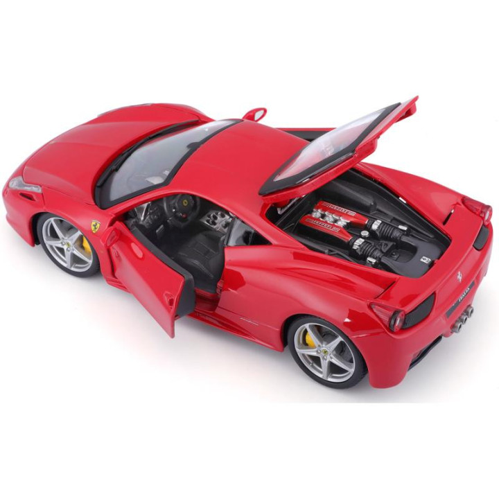 Bburago Ferrari 458 Italia 1:24 červená