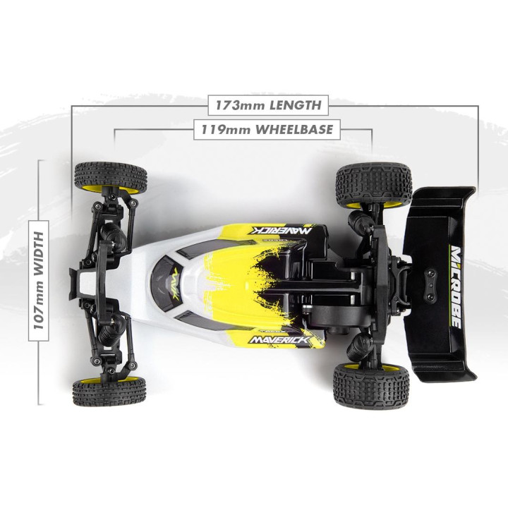 Maverick Microbe 1/24th Buggy - Žlutá