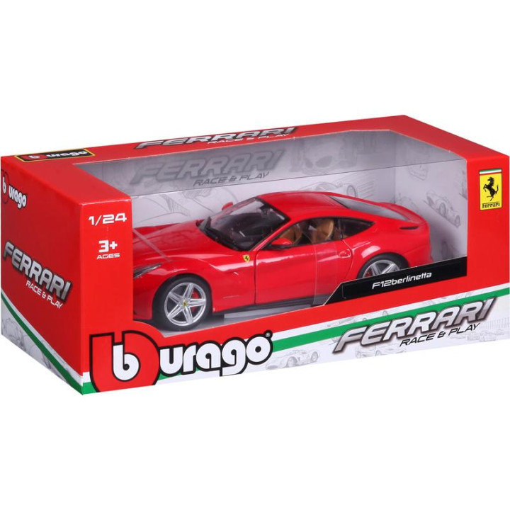 Bburago Ferrari F12 Berlinetta 1:24 červená