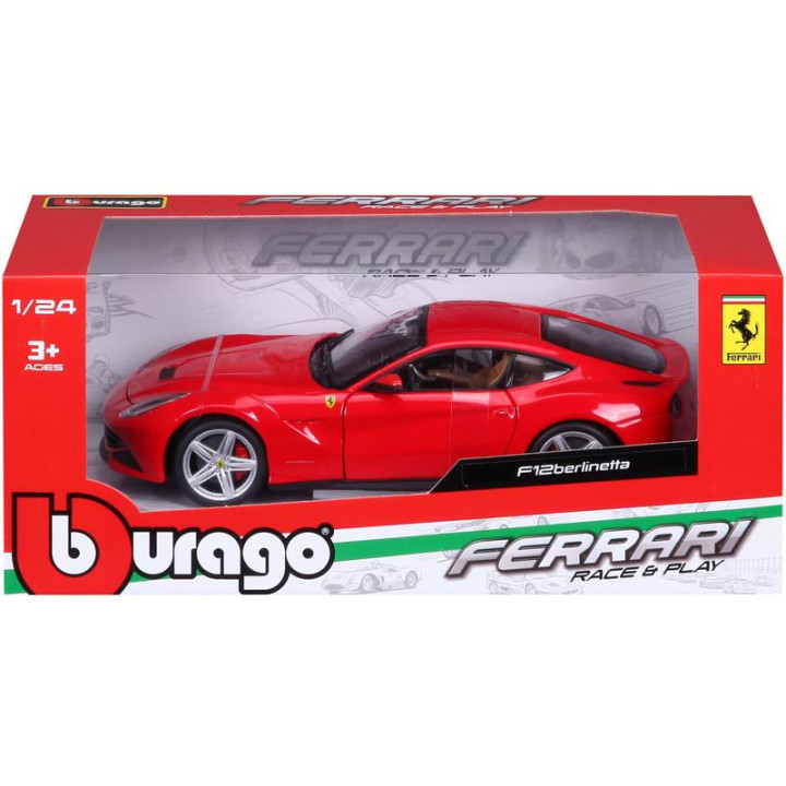 Bburago Ferrari F12 Berlinetta 1:24 červená