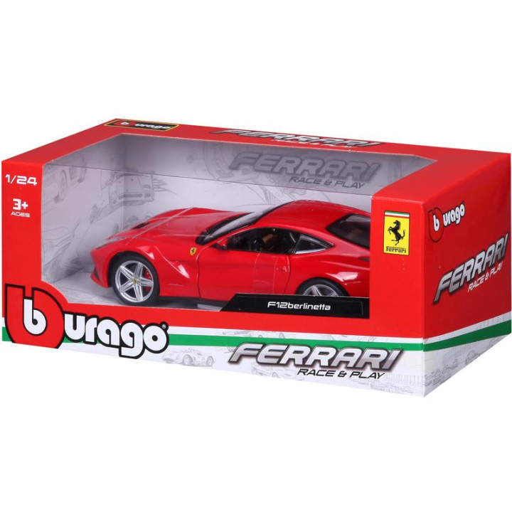 Bburago Ferrari F12 Berlinetta 1:24 červená