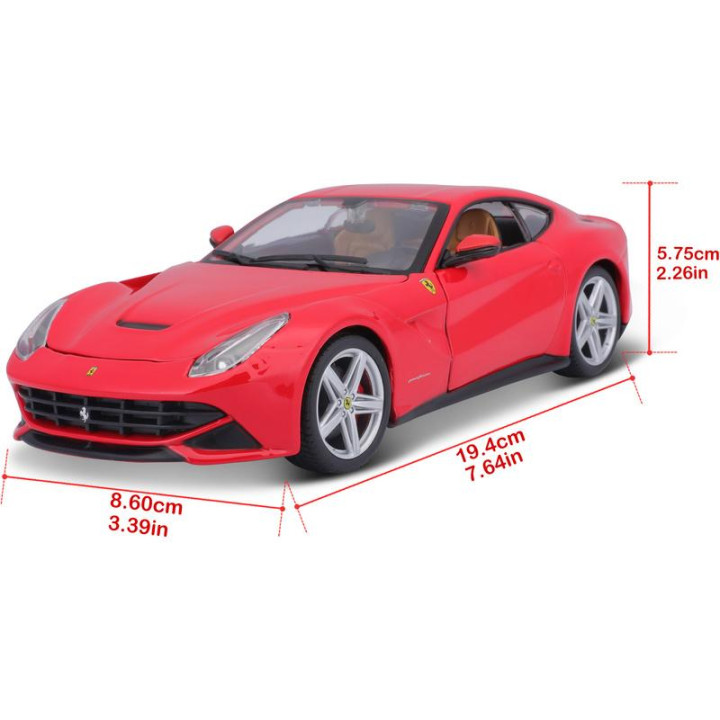 Bburago Ferrari F12 Berlinetta 1:24 červená