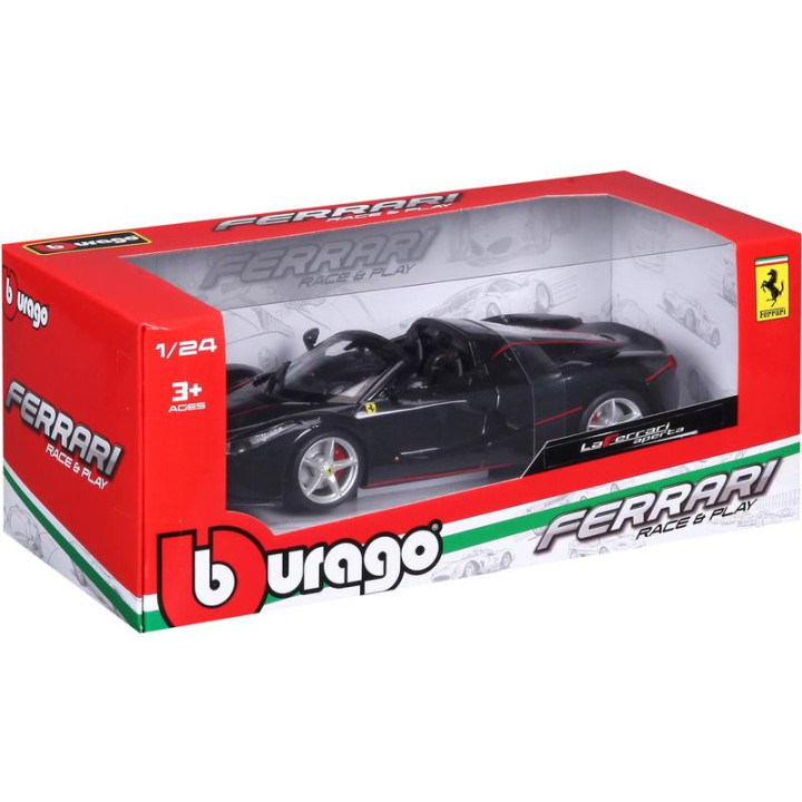 Bburago Ferrari LaFerrari Aperta 1:24 černá metalíza