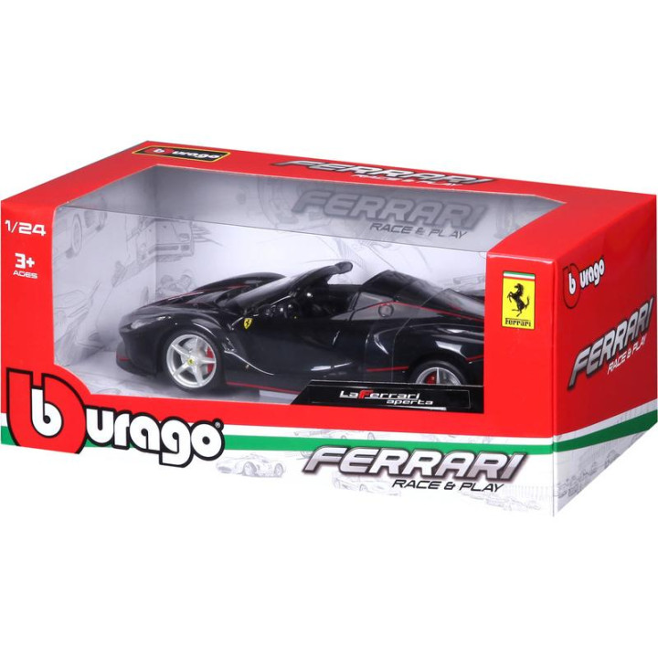 Bburago Ferrari LaFerrari Aperta 1:24 černá metalíza