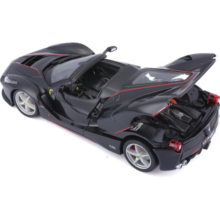 Bburago Ferrari LaFerrari Aperta 1:24 černá metalíza