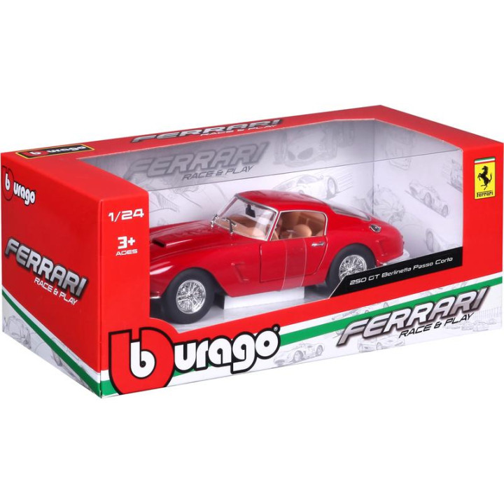 Bburago Ferrari 250 GT Berlinetta 1:24 červená
