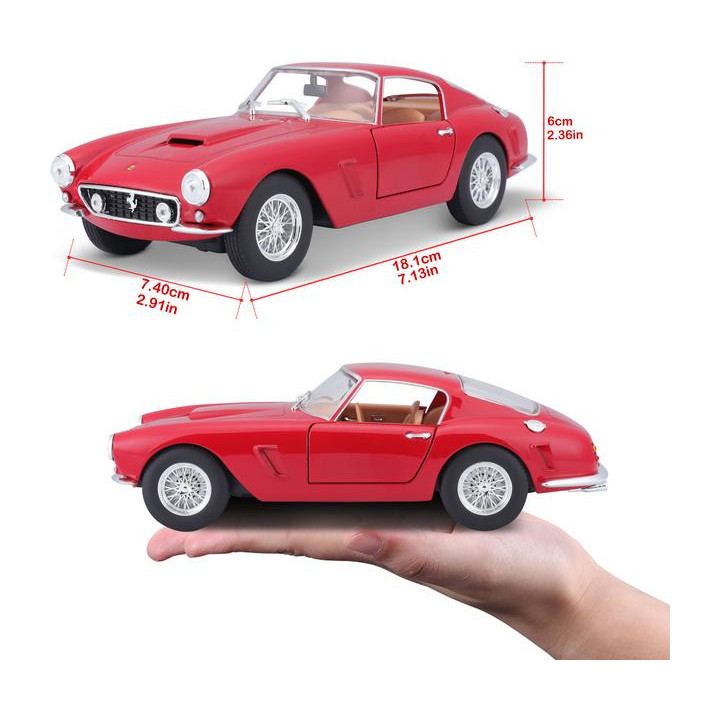 Bburago Ferrari 250 GT Berlinetta 1:24 červená