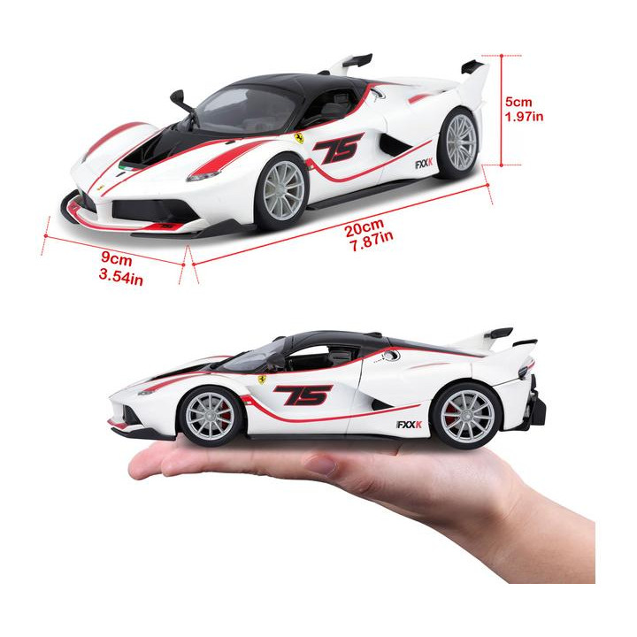 Bburago Ferrari FXX K 1:24 bílá