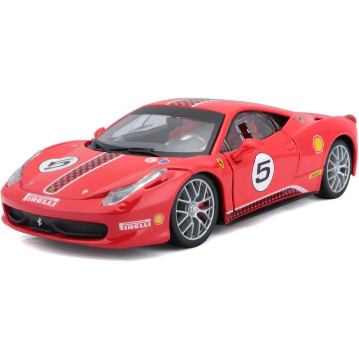 Bburago Ferrari 458 Challenge 1:24 červená